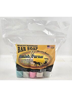 Amish Farms Bar Soap Variety Pack of 5 Scented 5 oz Each USA Handmade NIP